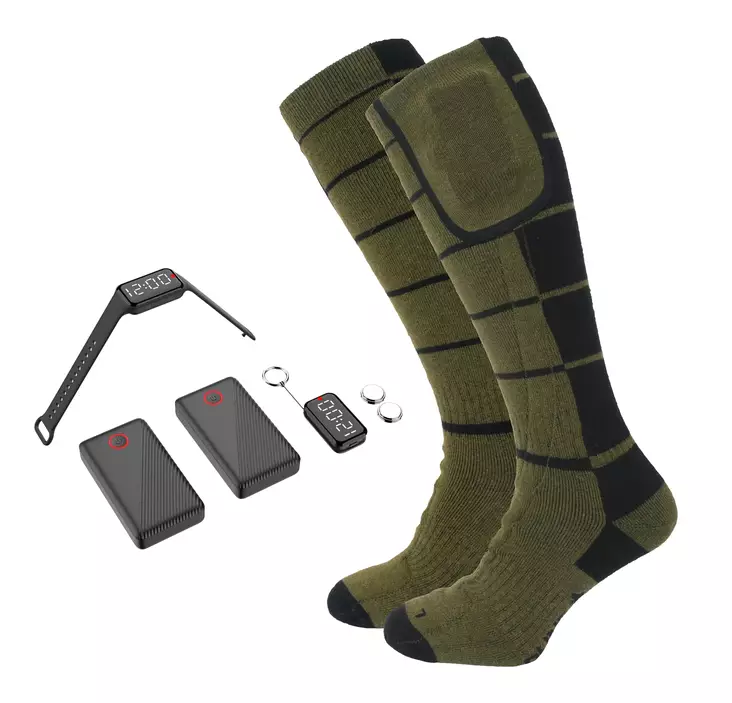40% Merinovilla| Sis. powerbank 3500mAh - Work Socks - 7333080082462 - 1
