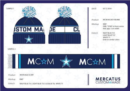 MCM Hockey Beanie with own design logo - BEANIES - MCMHockey3 - 2
