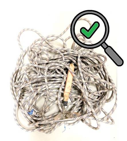 Annual inspection safety ropes 50-100m - INSPECTION FOR ROPES - 990043 - 1
