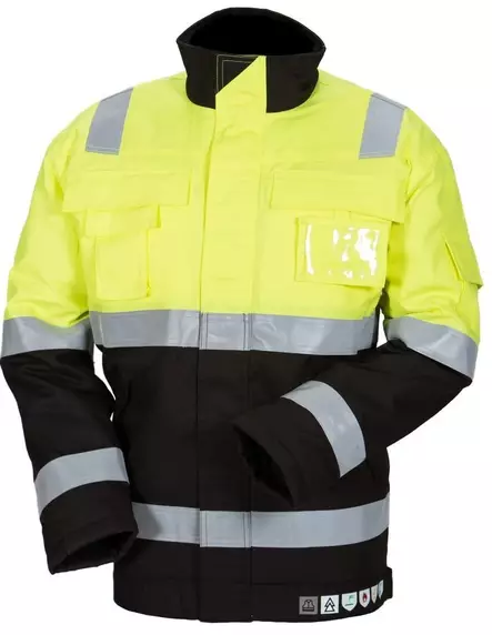 Priha 4163 Multinorm Talvitakki kelta/musta - Palosuojatut takit - 4163 - 1