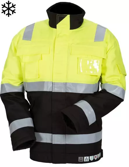 Priha 4163 Multinorm Winter Jacket yellowLK3 - FLAME RESISTANT JACKETS - 4163 - 1