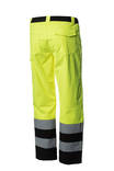 Priha 4343 Hi-Vis Softshell Pants Yellow - WINTER TROUSERS - 4343 - 2