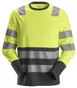 Snickers 2433 Hi-Vis Long sleeve T-shirt - HIVIS SHIRT - 2433 - 1
