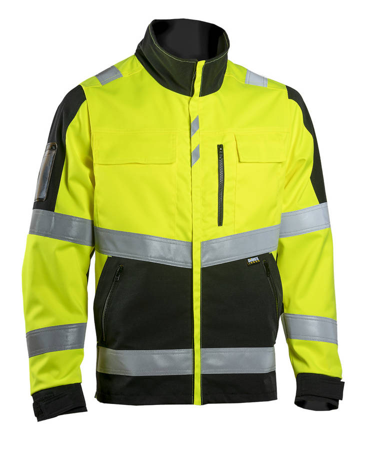 Dimex 6133 Stretch Hi-Vis Jacket LK2 yellow - JACKETS HIVIS - 6133-6134 - 1