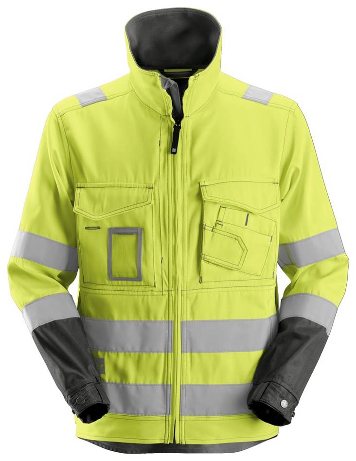 Snickers 1633 Hi-Vis Work Jacket Cotton - JACKETS HIVIS - 1633 - 1