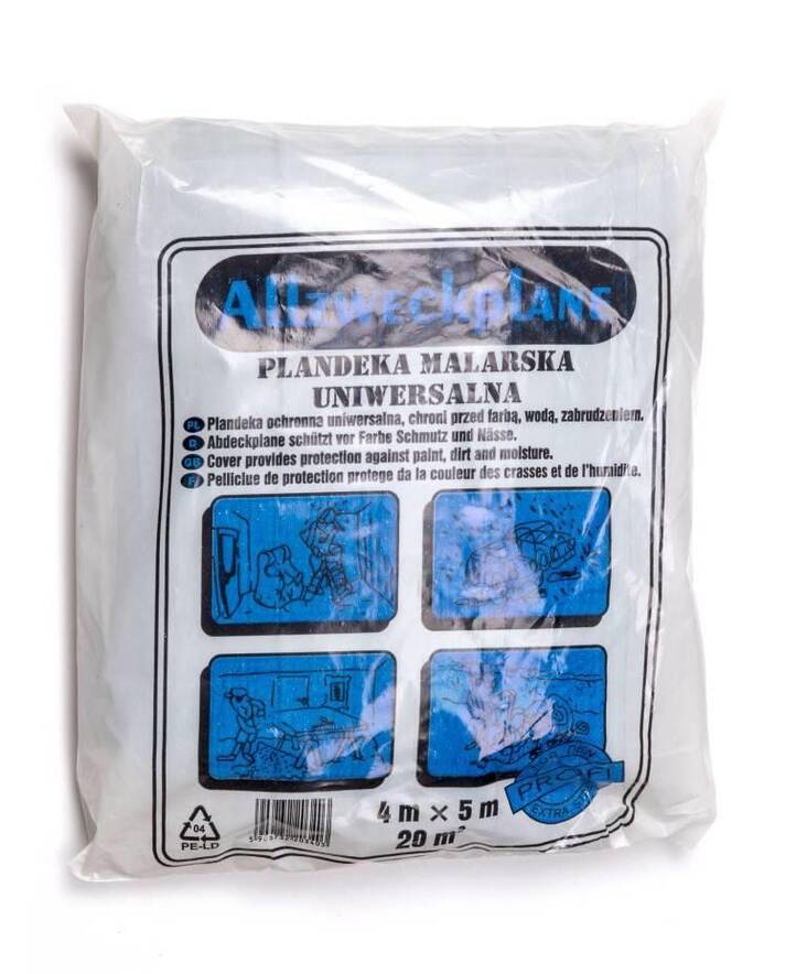 Protective film Profi 4x5m - Marking tools - Art.643 - 1