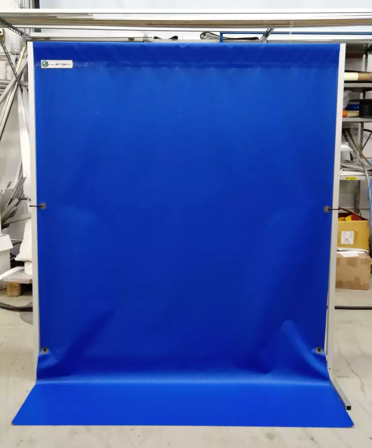 Spark Protection Fabric 2x3m with Eyelets Welding Protection Curtains - Marking tools - AimoSpark2x3 - 1