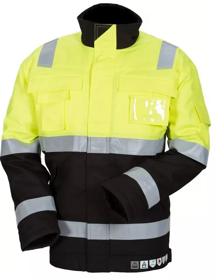 Priha 4163 Multinorm Talvitakki kelta/musta - Palosuojatut takit - 4163 - 1