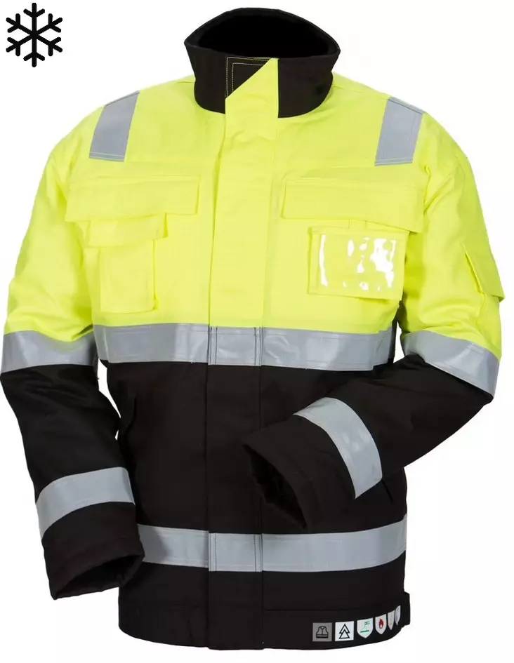 Priha 4163 Multinorm Winter Jacket yellowLK3 - FLAME RESISTANT JACKETS - 4163 - 1