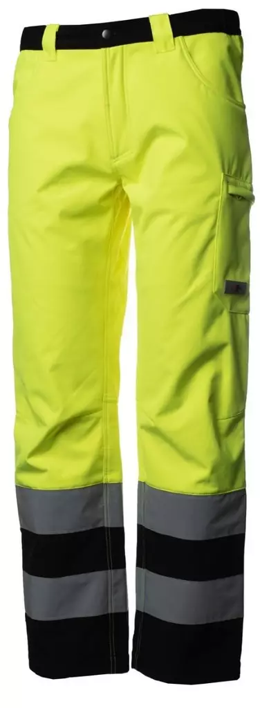 Priha 4343 Hi-Vis Softshell Pants Yellow - WINTER TROUSERS - 4343 - 1