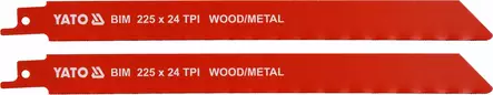 Yato Puukkosahanteräsarja Wood & Metal - Veitset - YT-33934 - 1