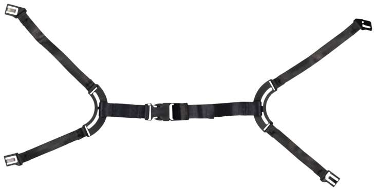 Leukahihna 4-pistekiinnitys IRIS 2 - Suojakypärätarvikkeet - 3907L4 - 1