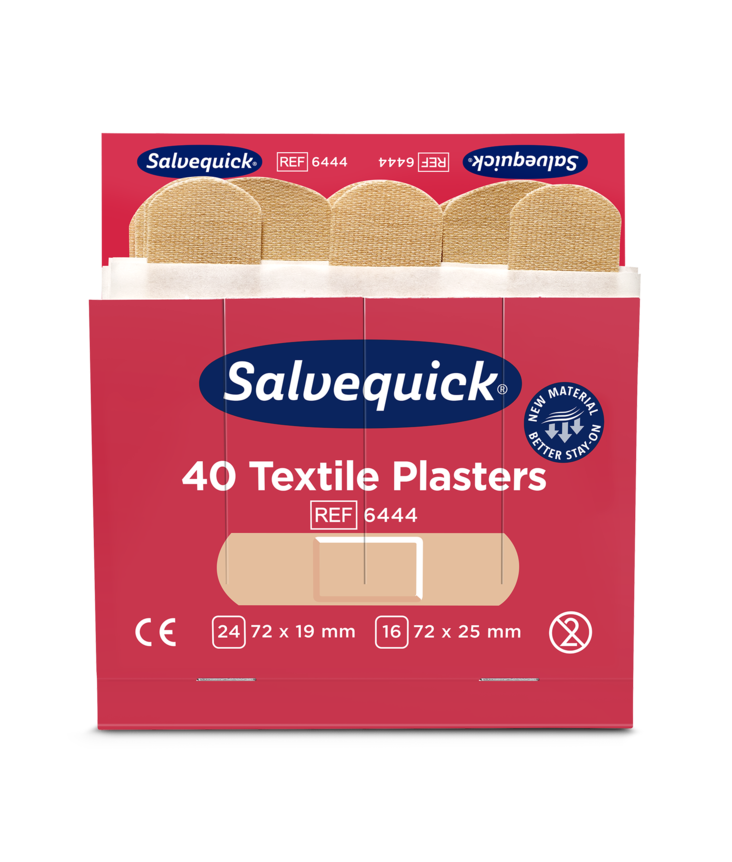 Salvequick 6444 Kangaslaastari täyttöpak - Sidetarpeet-Laastarit - 6444-salvequick - 1