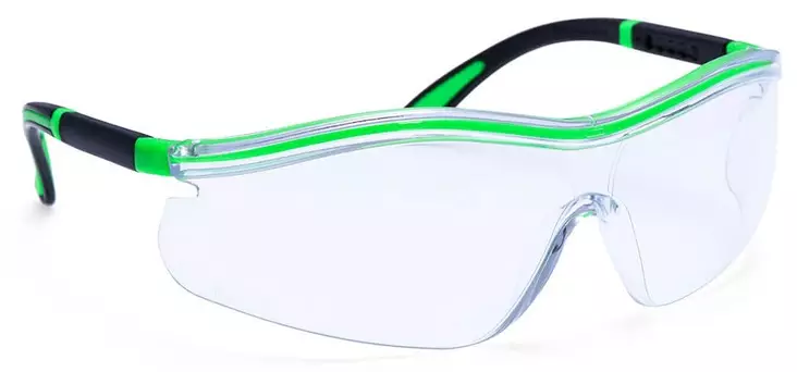 Portwest PS34 Neon Safety Glasses Clear - Eye protection - PS34 - 1