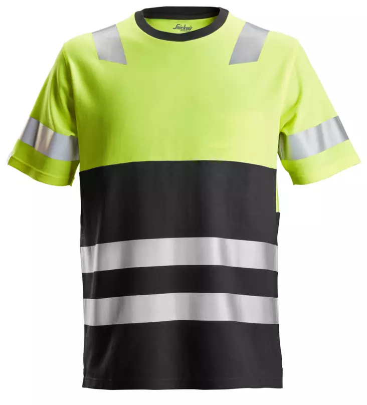 Snickers 2534 Hi-Vis T-shirt LK1 - HIVIS SHIRT - 2534 - 1