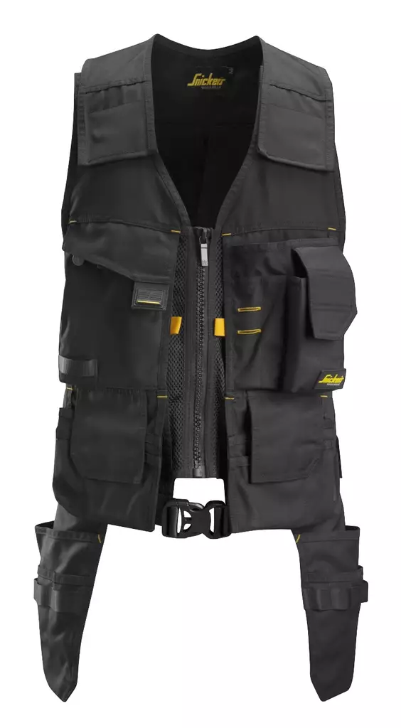 Snickers 4250 AW Suspender Vest black - Work Vests for Professionals | Protecton - 42500404 - 1