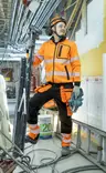 Dimex 6085 Stretch Hi-Vis Pants RT LK1 - HIVIS TROUSERS - 6085 - 6