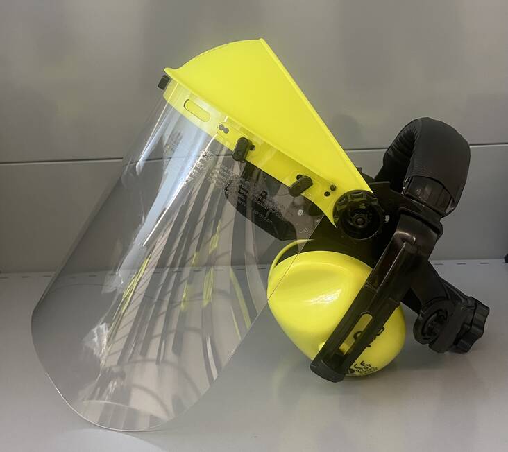 CXS Plexivisor with hearing protectors - Face shields - EP85 - 1
