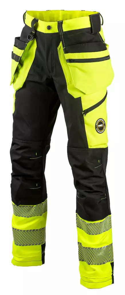 Dimex 6085 Stretch Hi-Vis Pants RT LK1 - HIVIS TROUSERS - 6085 - 1
