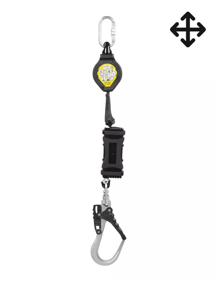 Probelt WR040HV retractable webbing fall arrester Black - Kelautuvat tarraimet - WR040HV - 1