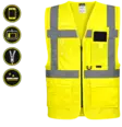 Portwest S476 Huomioliivi taskuilla ja vetoketjulla - Huomioliivit - S476 - 4