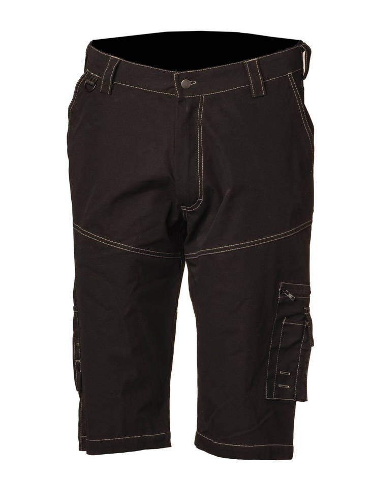 Priha 4356 Work shorts full stretch black - Work Shorts with Logo | Protecton - 4356 - 1