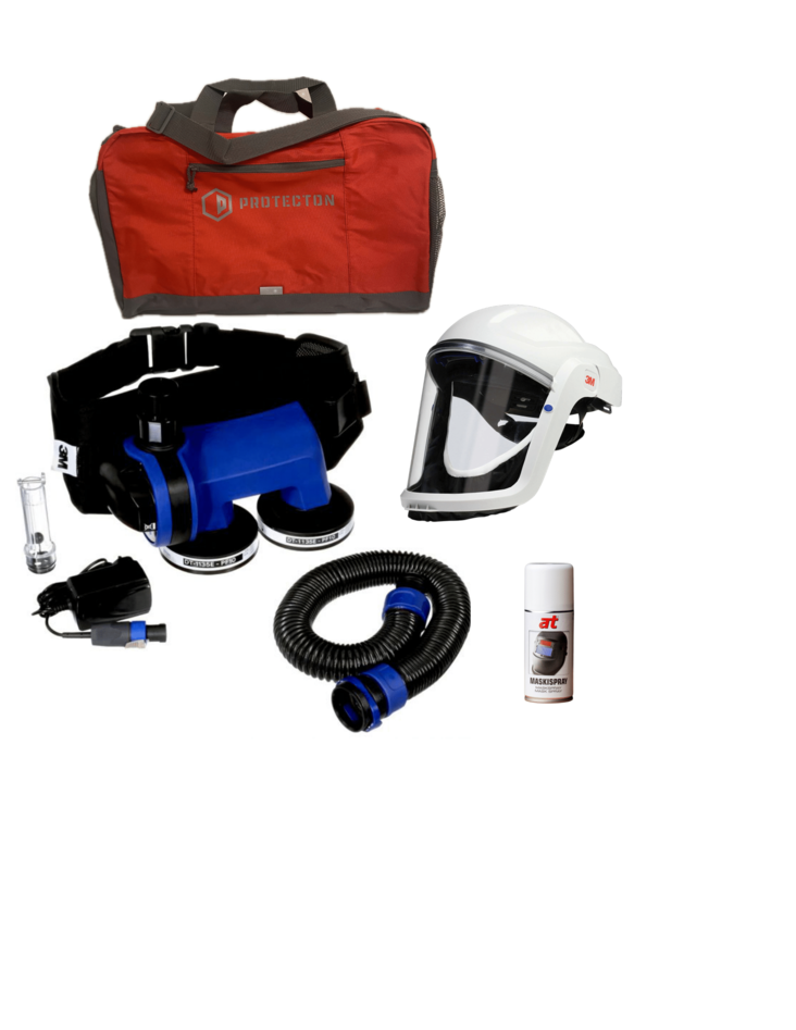 Puhallinpaketti Proflow + Versaflo kolhukypärällä - Moottoroidut puhallinsuojaimet - 619206 - 1