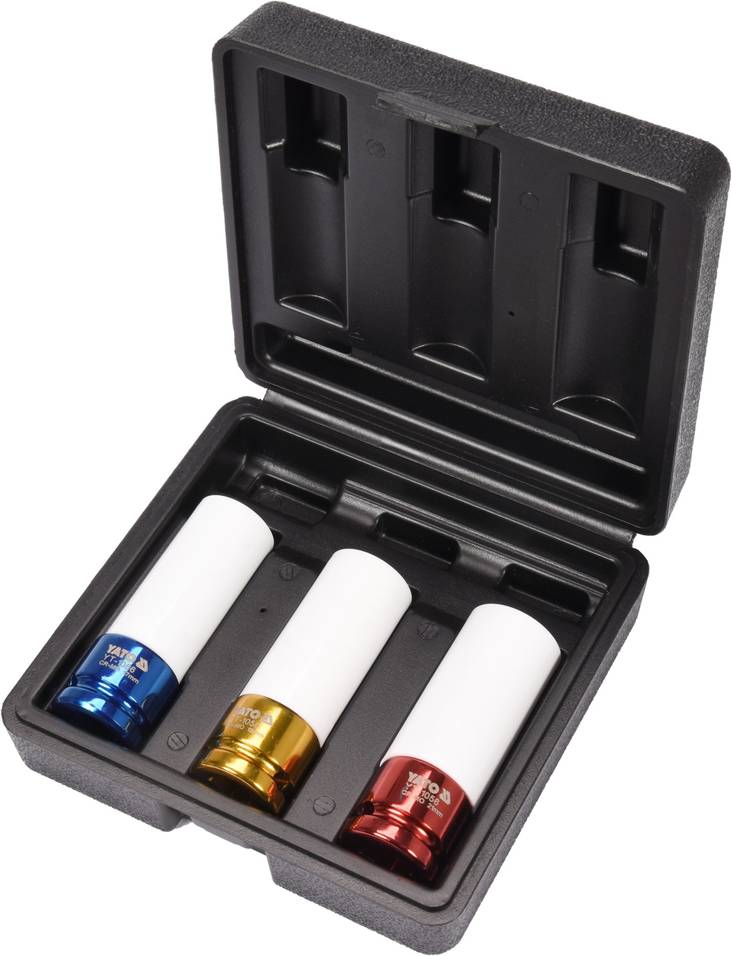 Yato Autohylsysarja 1/2" 3-osainen - Kärkisarjat - YT-1056 - 1