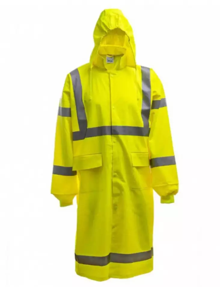 Bosafety Long high visibility rain jacket - Sadetakit - RC-106 - 1