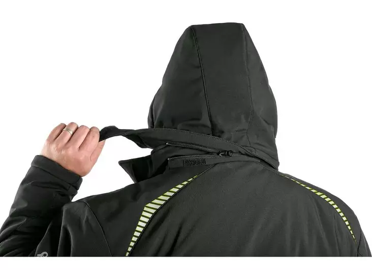 CXS Norfolk Winter Jacket black 100% polyester Water repellent