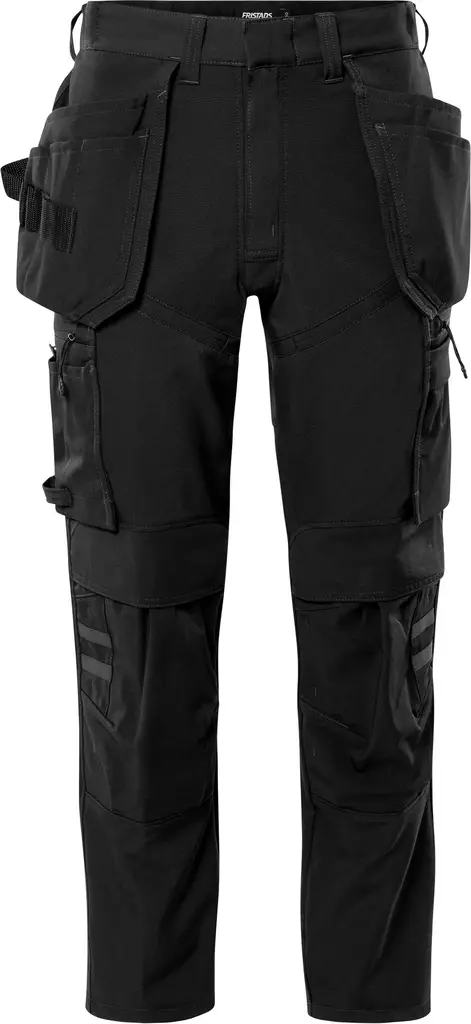 EE - Hanging-Pocket Work Trousers with Logo | Protecton - 2596 - 1