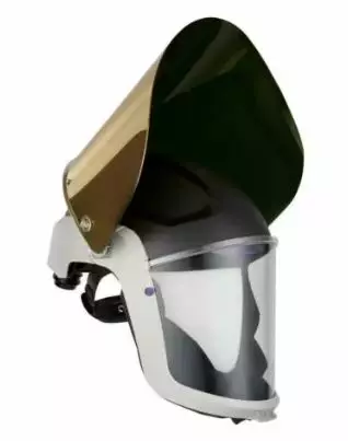 3M Versaflo M-307 Hitsausmaski - Tummalla Visiiri + Liekinkestävä Kasvotiiviste - Moottoroidut puhallinsuojaimet - M-307 - 1