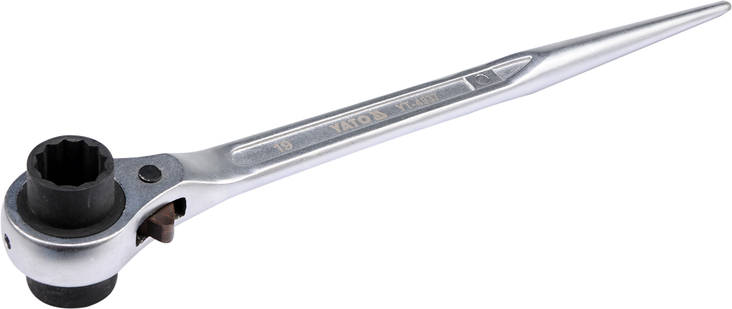 Rack fitter's Ratchet 19x22mm CRV Yato - Ratchets and torque tools - YT-4937 - 1