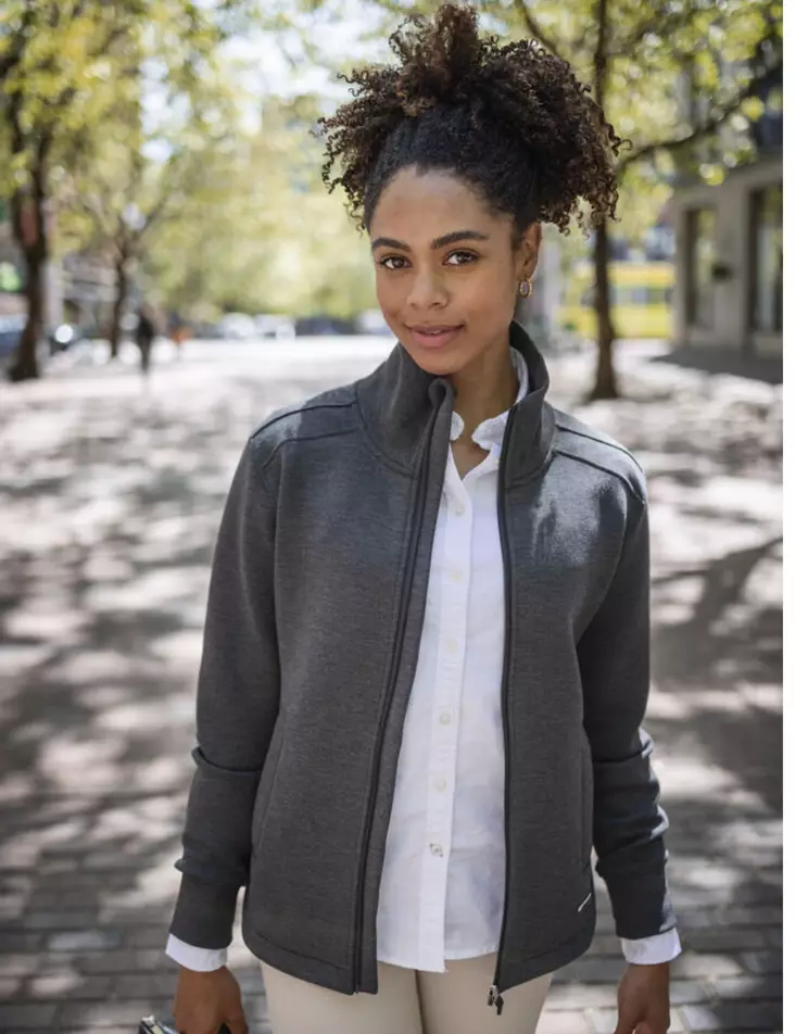 Pemberton Cardigan Full Zip Women - recycled polyester stretch fabric - Naisten työcolleget ja Fleecet - 358427 - 1