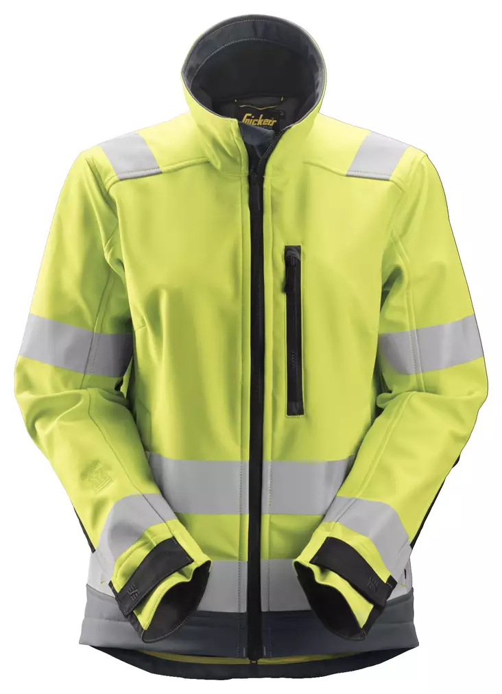 Snickers 1237 Women's High-Visibility Softshell Jacket - Naisten työtakit - 1237 - 1