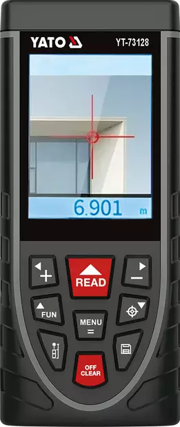Yato Laseretäisyysmittalaite 120 m kameralla USB-C - Mittaus - YT-73128 - 1