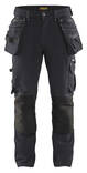 X1900 full stretch| 93%Polyamidi 295g/m² - Hanging-Pocket Work Trousers with Logo | Protecton - 19981644 - 30