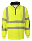 Portwest B308 High Visibility Quarter Zip Sweatshirt (Xenon) - HIVIS SWEATSHIRT | FLEECE - B308 - 3