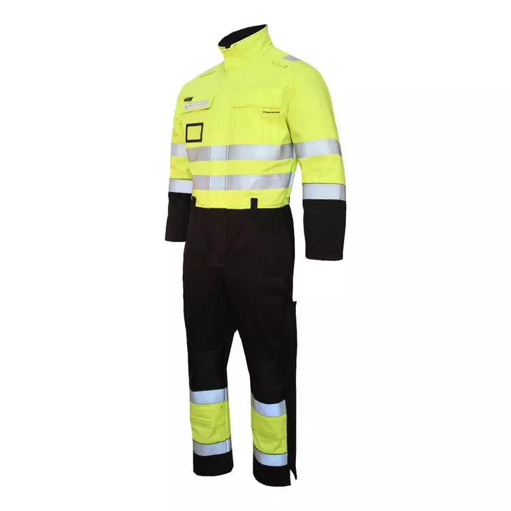 LK3 | keltainen/musta - FLAME RESISTANT COVERALL - 66368 - 1