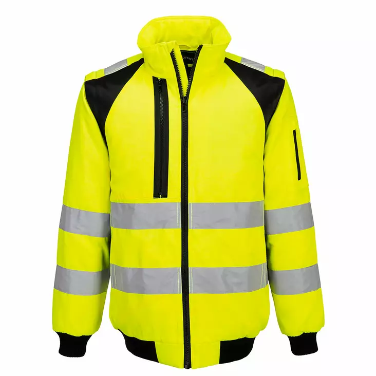 Portwest CD898 Winter Pilot Jacket WX2 Hi-Vis 2-in-1 - High Visibility Winter Jackets EN ISO 20471 Class 1–3 - CD898 - 1