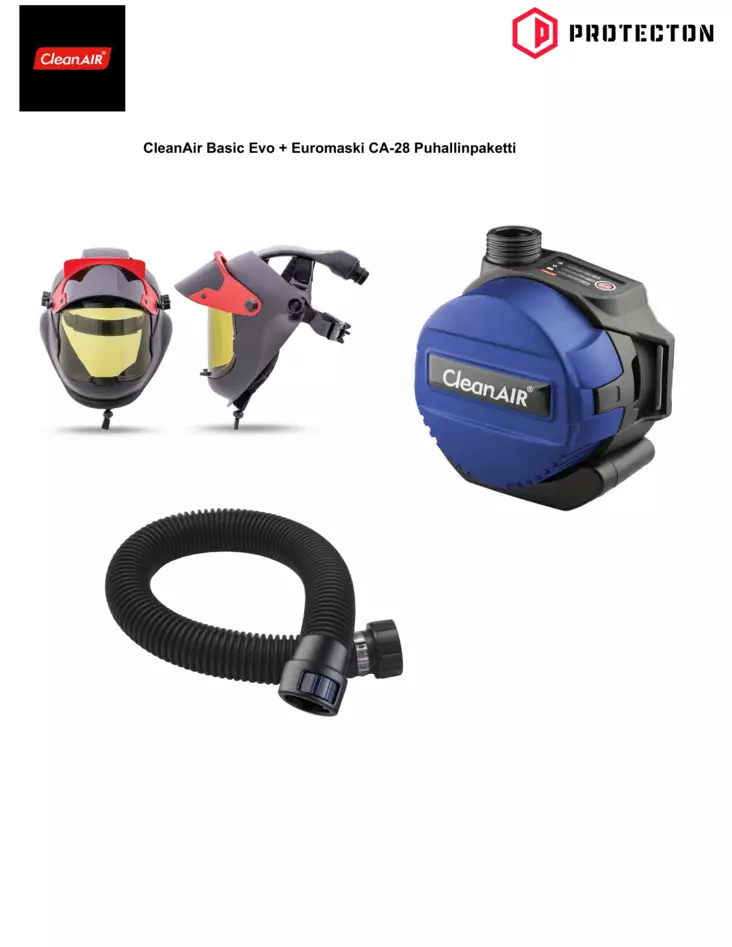 Puhallinpaketti Basic Evo+ Euromaski - Moottoroidut puhallinsuojaimet - BASIC_CA-28 - 1