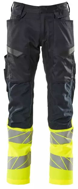 Mascot Stretch Zones Hi-Vis Pants CL1 - HIVIS TROUSERS - 19679 - 1