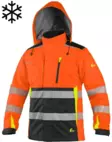 CXS Benson HiVis Winter Jacket yellow/black CL2 - High Visibility Winter Jackets EN ISO 20471 Class 1–3 - 1110-079 - 20