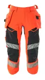 Mascot Hi-Vis Capri Shorts Stretch - HIVIS SHORTS - 19049 - 4