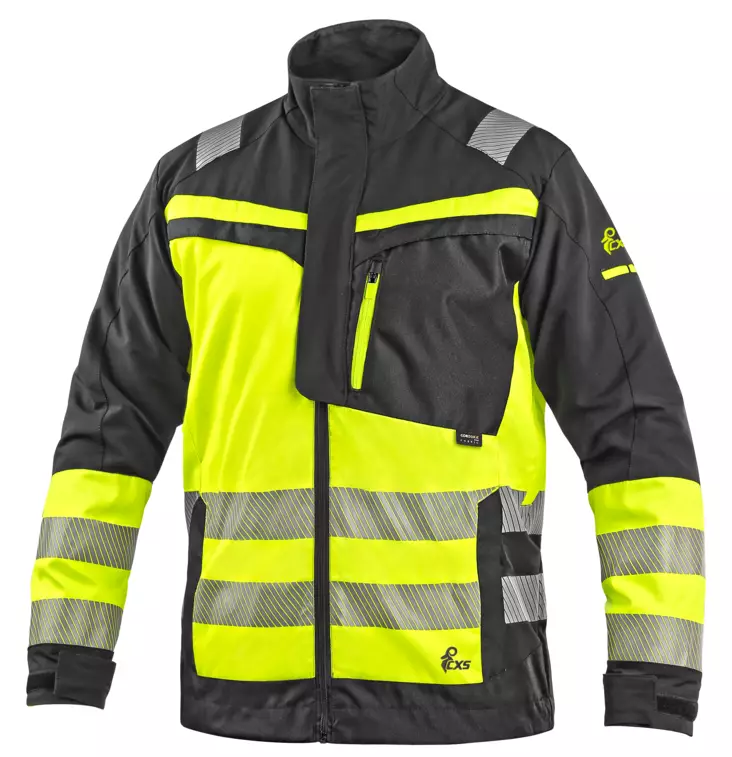 CXS Naos Jacket Stretch Work High Visibility Class 1 - JACKETS HIVIS - 1010-100-819 - 1