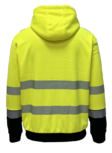 Probelt Sevilla Class 2 high-visibility hoodie yellow full zip - HIVIS SWEATSHIRT | FLEECE - SEVILLA - 2