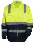 Vizwell VWTC06 Hi-Vis Work Jacket Yellow/Black - JACKETS HIVIS - VWTC06BYB - 3