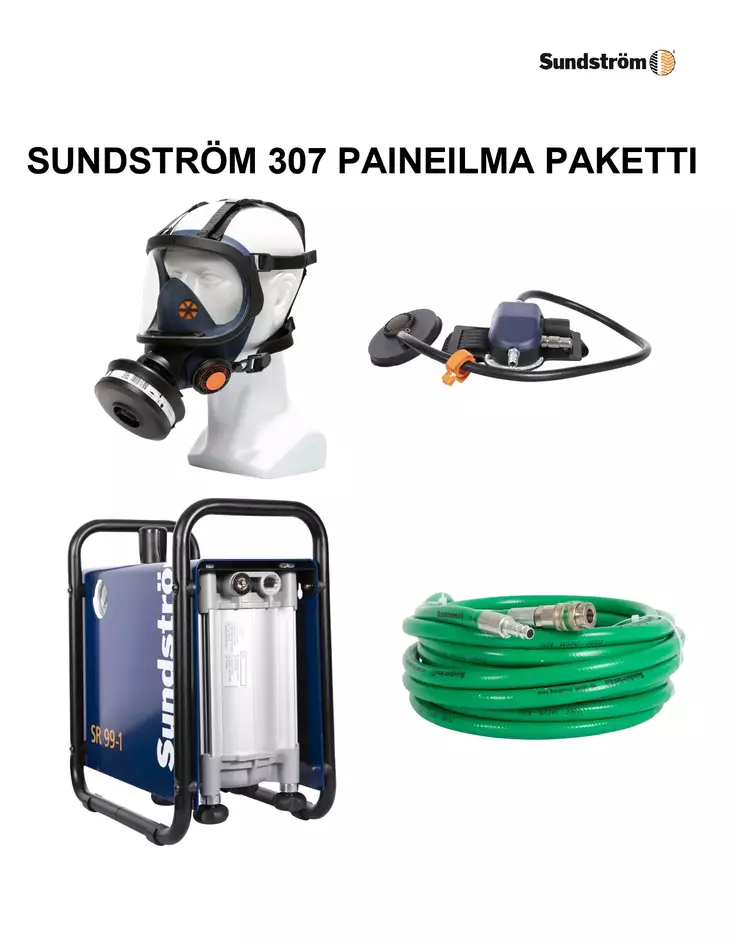 Sundström 307 Paineilma Paketti - Moottoroidut puhallinsuojaimet - SR_307_COMPRESSED - 1