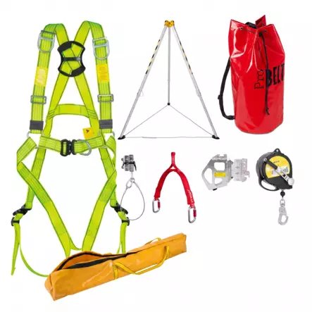 TM9- Kolmijalkapaketti Henkilö - Pakkaukset putoamissuojaimille - Tripod_Rescue - 1