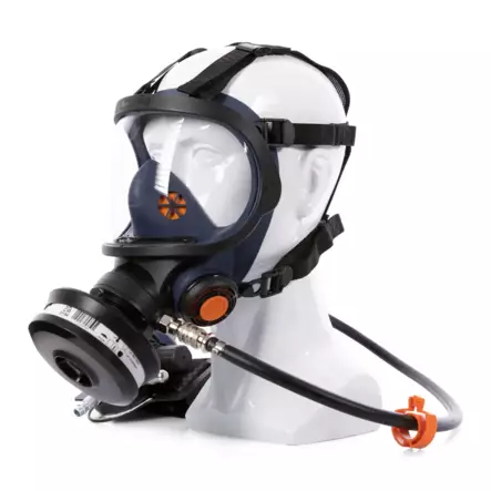 Sundström SR 200 Airline full face mask with hose compressed air - REUSABLE FULL MASKS - SR200AIRLINE - 2